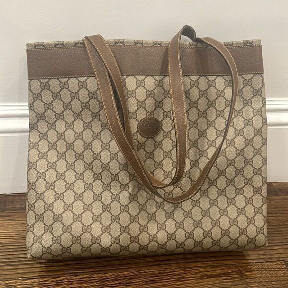BUNDLE: Gucci GG Supreme coated canvas Vintage tote and wallet - Picture 14 of 15